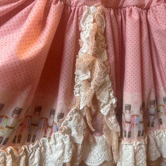 Adorable Pink Nutcracker Holiday Dress size 10 Be Girl Clothing fun cute xmas - Picture 11 of 13
